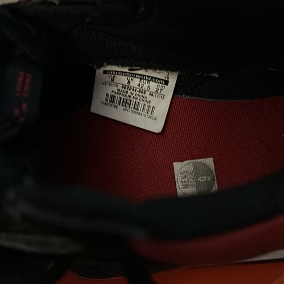 Nike Internationalist Mid Varsity Red 682944-606 9 Black Toe - Picture 4 of 4